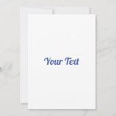 Feierliche Ballons Einladung (Rückseite)