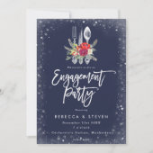 Feierliche Begegnung im Winter Einladung (Vorderseite)