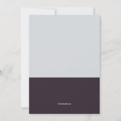 Feierliche Begegnung mit Bachelor Einladung (Rückseite)