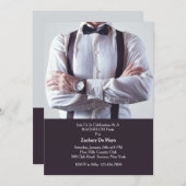 Feierliche Begegnung mit Bachelor Einladung (Vorne/Hinten)