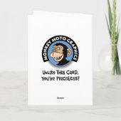 Feierliche Begrüßung der Mutter Karte (Rückseite)