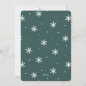 Feierliche Begrüßung | Frohe Weihnachten 3 Foto (Rückseite)