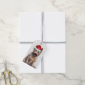 Feierliche Berger Picard Holiday Dog Weihnachten Geschenkanhänger (Mit Garn)