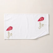 Feierliche Berry-Farbschmuck sei fröhlich Handtuch (Handtuch)