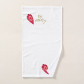 Feierliche Berry-Farbschmuck sei fröhlich Handtuch (Handtuch)