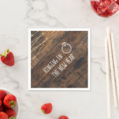 Feierliche Bewerbungsparty im neuen Jahr Serviette (Beispiel)