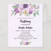 Feierliche Blume Haushaltseinladung (Vorderseite)