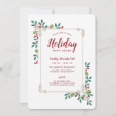 Feierliche Blumengestelle Einladung (Vorderseite)