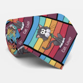 Feierliche Cat Lover Krawatte (Gerollt)