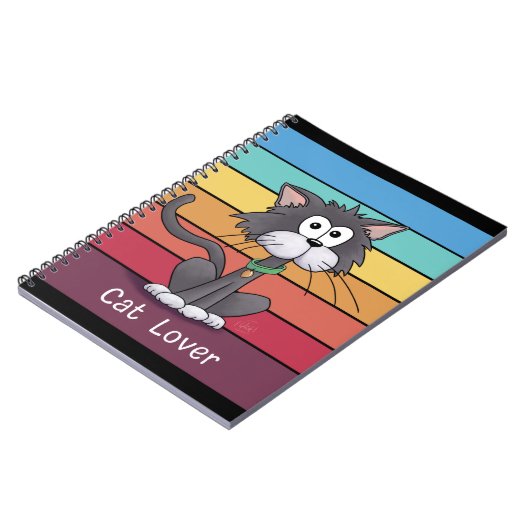 Feierliche Cat Lover Notizblock (Linke Seite)