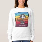 Feierliche Cat Lover Sweatshirt (Vorderseite)