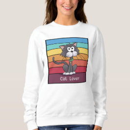 Feierliche Cat Lover Sweatshirt