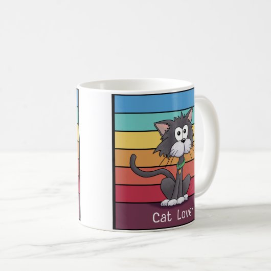 Feierliche Cat Lover Tasse (VorderseiteRechts)