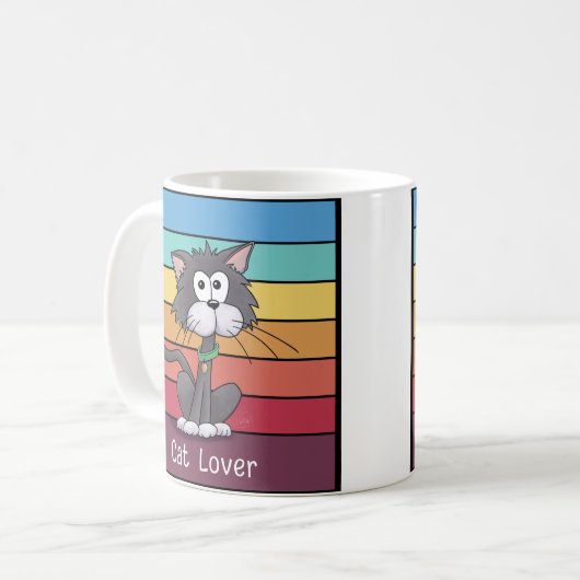 Feierliche Cat Lover Tasse (Vorderseite Links)