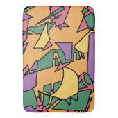 Feierliche chaotische Doodle Badematte (Vorderseite Vertikal)