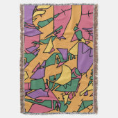 Feierliche chaotische Doodle Decke (Vorderseite Vertikal)