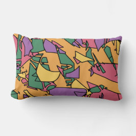 Feierliche chaotische Doodle Lendenkissen