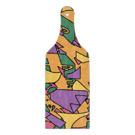 Feierliche chaotische Doodle Schneidebrett