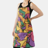 Feierliche chaotische Doodle Schürze (InSitu)