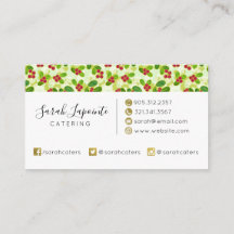 Feierliche Cranberry Fruchtmuster, grün