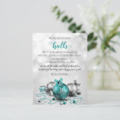 Feierliche Dekoration der neuen Hallen Ankündigung Postkarte (Stehend Vorderseite)