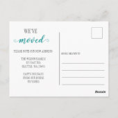 Feierliche Dekoration der neuen Hallen Ankündigung Postkarte (Rückseite)