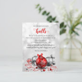 Feierliche Dekoration der neuen Hallen Ankündigung Postkarte (Stehend Vorderseite)