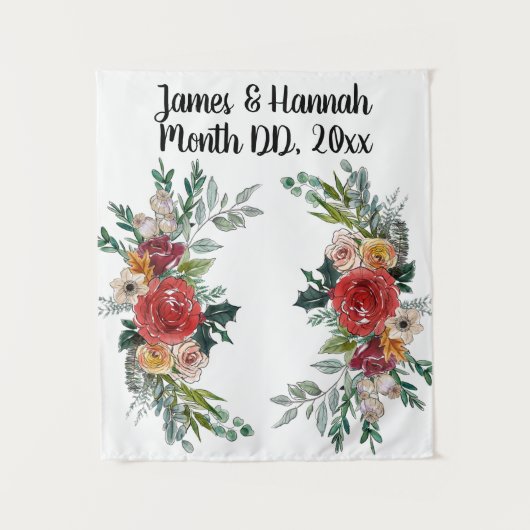 Feierliche Dekorationen Wandteppich (Vorderseite)