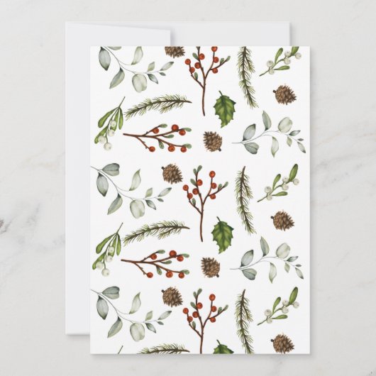 Feierliche Einladung, Abendessen und Cocktails Einladung (Rückseite)