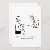 Feierliche Einladung - Geist der Weihnachten (Vorne/Hinten)