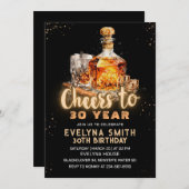 Feierliche Einladung zum 30-jährigen Geburtstag (Vorne/Hinten)