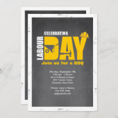 Feierliche Einladung zum Arbeitstag (Vorne/Hinten)