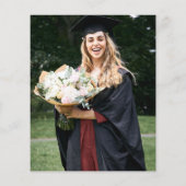 Feierliche Einladung zur Foto-Graduiertengruppe (Rückseite)