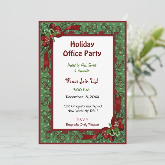 Feierliche Einladungen (Stehend Vorderseite)