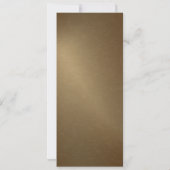 Feierliche Einladungen - Elegante Antique Gold (Rückseite)