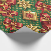 Feierliche Elegance - Wrap Geschenkpapier (Ecke)