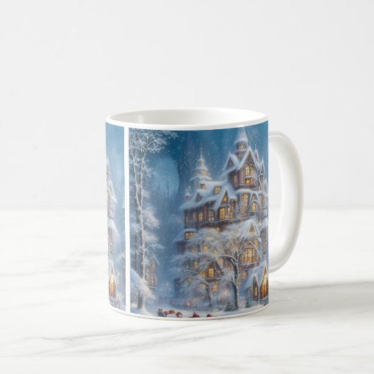 Feierliche Eleganz entfesselt: riesiges Haus Kaffeetasse (VorderseiteRechts)