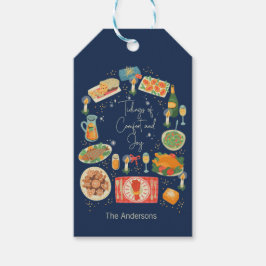 Feierliche Essenszeiten und Komfort Geschenkanhänger