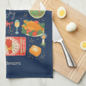 Feierliche Essenszeiten und Komfort Geschirrtuch (Viertel Falte)