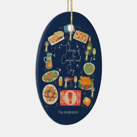 Feierliche Essenszeiten und Komfort Keramik Ornament (Rechts)