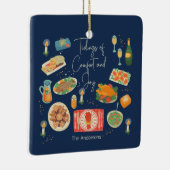 Feierliche Essenszeiten und Komfort Keramikornament (Rechts)