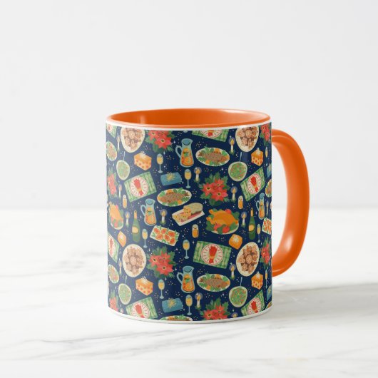 Feierliche Essenszeiten und Komfort Tasse (VorderseiteRechts)