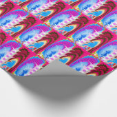 Feierliche Fantasie Geschenkpapier (Ecke)