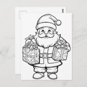 Feierliche Farben für die Weihnachtskinder Postkarte (Vorne/Hinten)