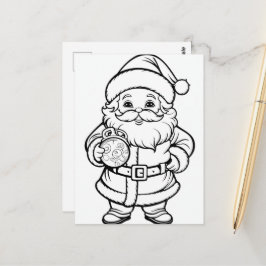 Feierliche Farben für die Weihnachtskinder Postkarte