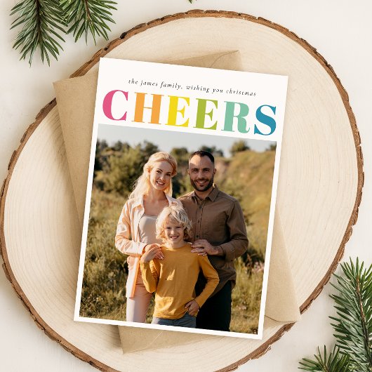 Feierliche Farbenfrohe Weihnachten Vier Foto