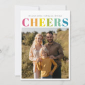 Feierliche Farbenfrohe Weihnachten Vier Foto (Vorderseite)