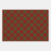 Feierliche farbenfrohe Weihnachtsfeier und Kariert Geschenkpapier Set (Vorderseite 2)