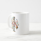 Feierliche farbige Weihnachtsnachtscreme Kaffeetasse (Vorderseite Links)