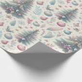 Feierliche farbige Weihnachtsverpackung Geschenkpapier (Ecke)